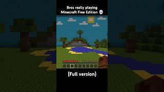 Minecraft Free Edition Speedrun #minecraft