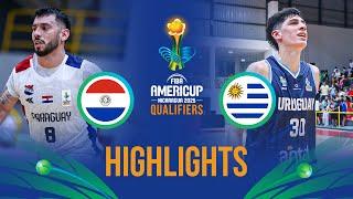 Paraguay   vs Uruguay   | Highlights | FIBA AmeriCup 2025 Qualifiers