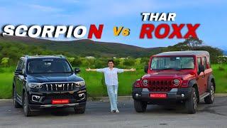 Mahindra Thar Roxx vs SCORPIO N - Full Comparison