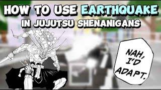 How To Use MAHORAGA'S MOVE EARTHQUAKE In Jujutsu Shenanigans | Roblox