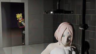 Animation - Boruto x Sakura | Caught peeking at Sakura take Shower (Naruto/Boruto Parody)