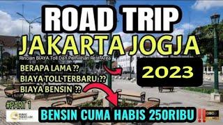 ROAD TRIP JAKARTA - JOGJA NAIK MOBIL | RINCIAN BIAYA BENSIN & TOLL 2023 #RGTR #JAKARTAJOGJA