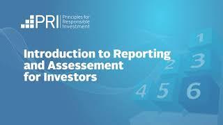 PRI: Introduction to reporting for investors 2021