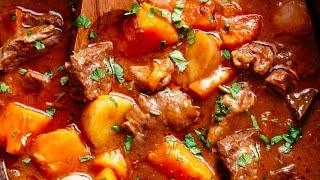 Potato Beef Stew Recipe (One Pot Meal)