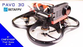 BETAFPV PAVO 30 is a fun FPV Pusher Cinewhoop Drone