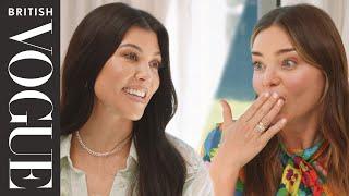 Kourtney Kardashian Hosts Miranda Kerr for Dinner | British Vogue