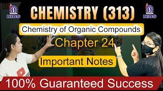 Nios Class 12 Chemistry (313) Chapter 24 ( Hydrocarbons ) Important Notes | Nios Organic Chemistry