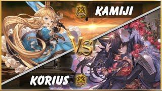 GBVSR - Kamiji [Charlotta] vs. Korius [Nier]⭐Masters Ranked Matches⭐