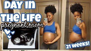 DAY IN THE LIFE OF A PREGNANT MOM WITH AN 11 MONTH OLD (Anatomy Scan, Pregnancy Workout, ) |VLOG