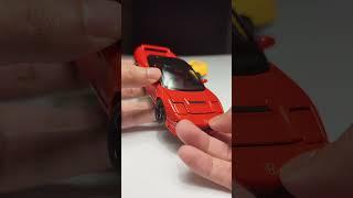 Honda NSX 1/32 Diecast Scale Model Red and Yellow JDM Cars