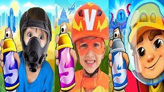 Subway Surfers Underwater 2024 Pride Jake vs Tag with Ryan vs Vlad and Niki Run Gameplay HD