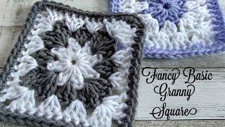 "Fancy Basic" Granny Square | Crochet Granny Square | Perfect For A Beginner | Crochet | Craft