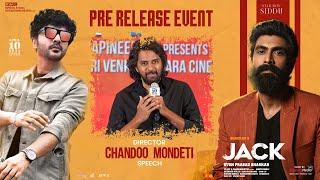 Director Chandoo Mondeti Speech @ JACK Pre-Release Event | Siddhu Jonnalagadda, Vaishnavi Chaitanya