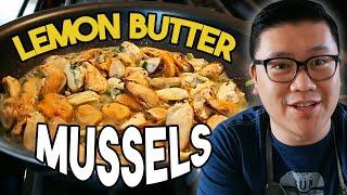 How To Make LEMON BUTTER MUSSELS With Garlic