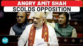Amit Shah Gets Angry, Shouts At Opposition Amid Wayanad Landslide Deaths Discussion | Parliament