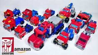 Transformers Amazon Exclusive Optimus Prime! Only 6 steps! How does it compare to Rescue Bots?