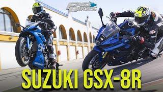 Here's the launch of the brand-new Suzuki GSX 8R sportsbike en España