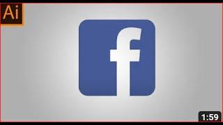 How to Design FB logo in Adobe illustrator 2024