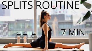 7 MIN STRETCH FOR SPLITS | How To Get Your Splits | Increase Flexibility  | Daniela Suarez
