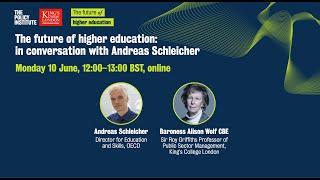 The future of higher education: in conversation with Andreas Schleicher of the OECD