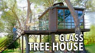 Amazing Tiny Glass Treehouse & Co-living (Tuscany, Italy)