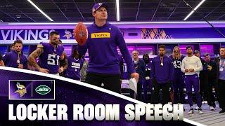 Kevin O’Connell’s Locker Room Speech After Win Over New York Jets in London