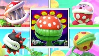 Piranha Plant Full Moveset (Plus Final Smash, Victory Screens, Kirby Hat & More) Smash Bros Ultimate