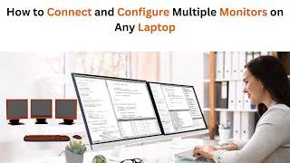 How to Connect and Configure Multiple Monitors on Any Laptop | Multi-Monitor Setups on Your Laptop