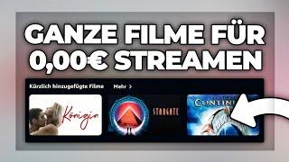 komplette Filme kostenlos streamen & ganz anschauen - Tutorial