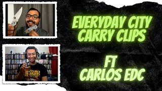 Everyday City Carry Clips | Carlos EDC