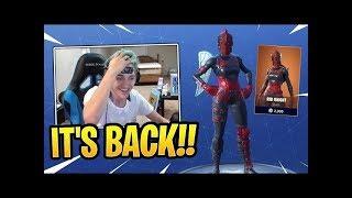 NINJA REACTS TO THE RED KNIGHT RETURNING TO FORTNITE- FORTNITE HIGHLIGHTS #1