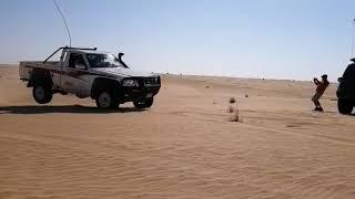 Nissan Patrol Y61 decides to fly!