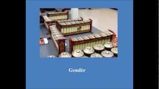 Gamelan Musical Instruments and Interlocking Rhythm