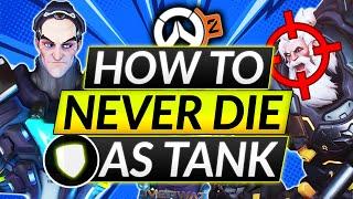 5 EASY TIPS to NEVER DIE as a Tank - FIX THIS and RANK UP - Overwatch 2 Guide