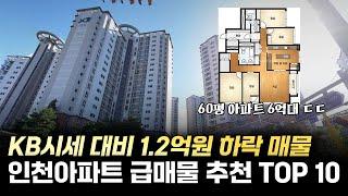 인천아파트 급매물 추천 Top 10 │KB시세 1.2억원 하락매물