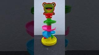 COLORFUL SPIRAL BALL SLIDE, GREEN, PINK, BLUE, YELLOW & RED #slide