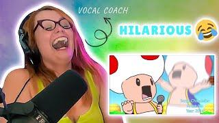 VOCAL COACH Reacts to 'Toad Sings Chandelier'