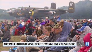 Aviation enthusiasts flock to Wings Over Muskegon air show ahead of 2025 pause