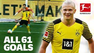 Erling Haaland | 61 Goals in Only 65 Games | All Bundesliga Goals