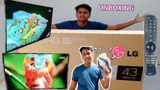 LG SMART TV 43UQ7550PSF UNBOXING AND REVIEW (MUST WATCH BEFORE YOU BUY IT )