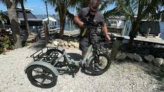 How to fold the Mooncool TK 1 Etrike the simple way ￼#etrike #SocialSecurity #ebike￼ #RVLiving