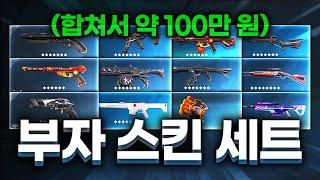 최고의 흑우들만 쓸 수 있는 100만 원 스킨 세트... 느낌 좋은데? ㅋㅋㅋ