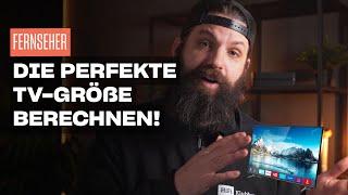 Die perfekte TV-Größe berechnen - So findest du den richtigen Fernseher! 