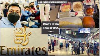 USA to INDIA TRAVEL WITH 2 KIDS AFTER 3 YRS | Emirates Flight Experience | American Mallu Family