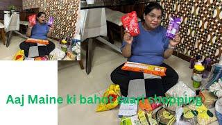 Aaj main gayi D-mart shopping karne #familytime #entertainment #video #vlog