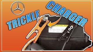 Charging A Mercedes ▶️How to Safely Put A Mercedes-Benz on a Trickle Charger ▶️w/ Helpful Tips