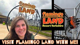 Flamingo Land Theme Park and Zoo vlog 2024