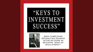 Keys to Investment Success - John Templeton Reveals His Secrets