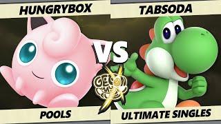 GOML X - Hungrybox (Jigglypuff) Vs. TabSoda (Yoshi) Smash Ultimate - SSBU