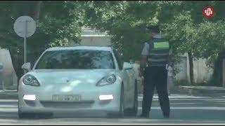 Gəncədə polisin rüşvət aldığı iddia olunan görüntülər yayılıb